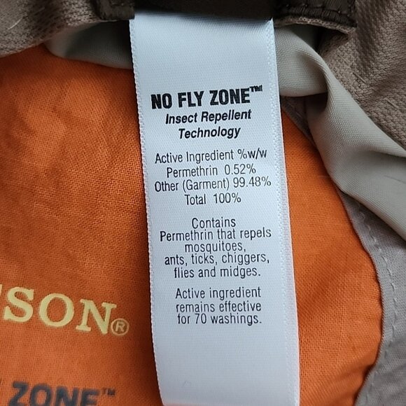 STETSON Unisex No Fly Zone Sun Guard Insect Repellent Beige Khaki Hat - Picture 14 of 16